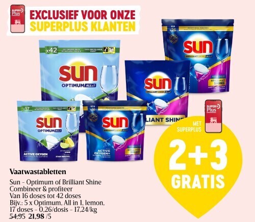 Delhaize Vaatwastabletten aanbieding