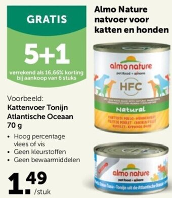 AVEVE Almo Nature natvoer voor katten en honden aanbieding