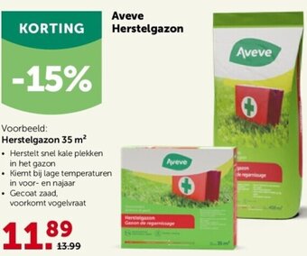 AVEVE Aveve Herstelgazon aanbieding