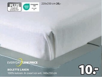 Jysk Bolette laken aanbieding