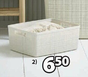 Jysk Jute mand 12l b27 x l36 x h15 cm aanbieding
