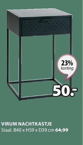 Jysk Virum nachtkastje aanbieding