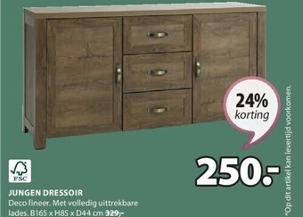 Jysk Jungen dressoir aanbieding