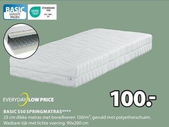 Basic s50 springmatras