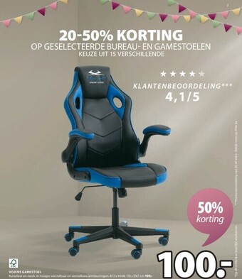 Jysk Vojens gamestoel aanbieding