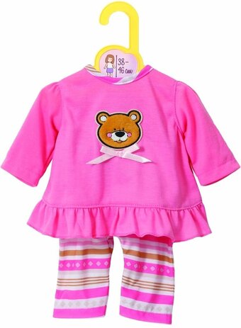 Bol.com Dolly moda pyjama - poppenkleding 43 cm aanbieding