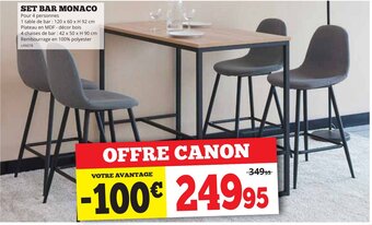SET BAR MONACO
