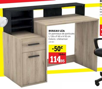 Dema BUREAU LÉA L 126 x P 60 x H 93 cm aanbieding