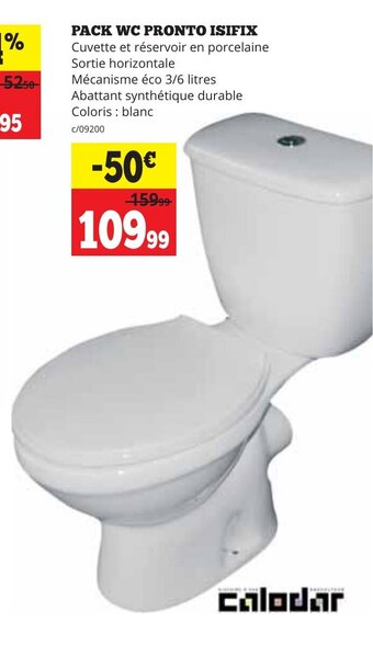 Dema PACK WC PRONTO ISIFIX aanbieding