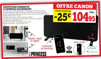 CHAUFFAGE CONNECTÉ À PANNEAU RAYONNANT