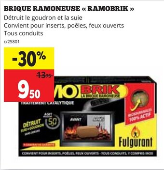 BRIQUE RAMONEUSE RAMOBRIK
