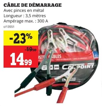 CÂBLE DE DÉMARRAGE