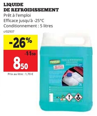 Dema LIQUIDE DE REFROIDISSEMENT 5 L aanbieding
