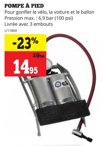 POMPE À PIED