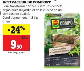 ACTIVATEUR DE COMPOST 1,8 kg