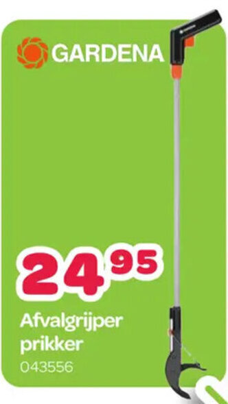 Afvalgrijper prikker