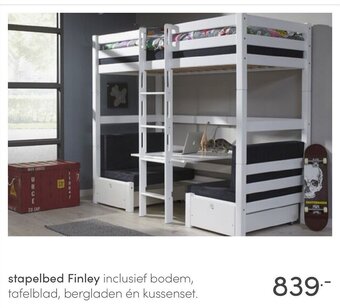Baby & Tiener Stapelbed Finley aanbieding