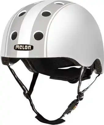 Bol.com Melon fietshelm urban active dd polycarbonaat grijs mt 52-58 cm aanbieding