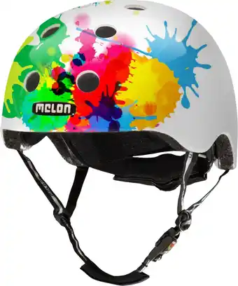 Melon coloursplash helm - 46-52 cm - wit