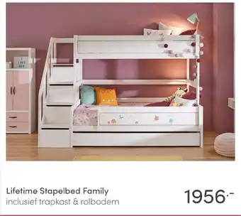 Baby & Tiener Lifetime Stapelbed Family aanbieding
