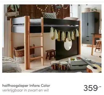 Baby & Tiener Halfhoogslaper Infans Color aanbieding
