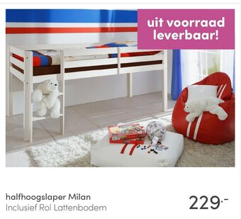 Baby & Tiener Halfhoogslaper Milan aanbieding
