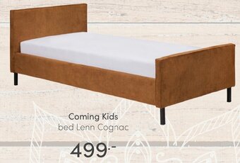 Coming Kids Bed Lenn cognac