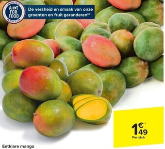 Carrefour Eetklare mango aanbieding