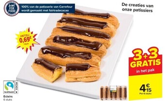 Carrefour Eclairs aanbieding