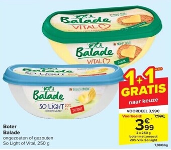 Carrefour Boter balade aanbieding