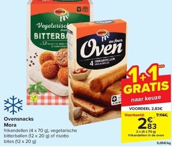 Carrefour Ovensnacks mora aanbieding