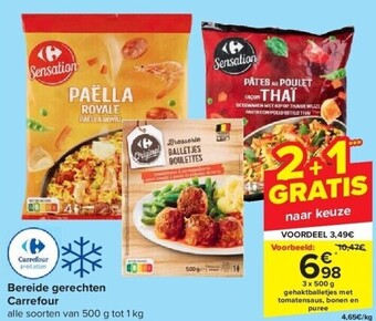 Carrefour Bereide gerechten carrefour aanbieding
