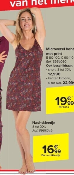 Carrefour Nachtkleedje aanbieding