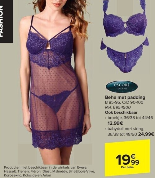 Carrefour Beha met padding aanbieding