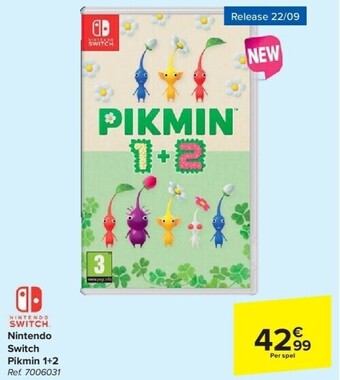 Carrefour Nintendo switch pikmin 1+2 aanbieding