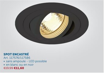 Zelfbouwmarkt SPOT ENCASTRÉ aanbieding