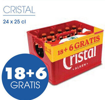 Prik en Tik Cristal 24 x 25cl aanbieding