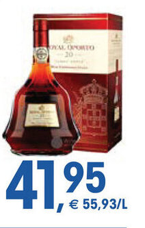 Prik en Tik ROYAL OPORTO 20Y 75 cl aanbieding