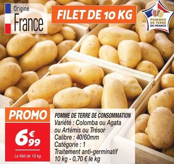 POMME DE TERRE DE CONSOMMATION
