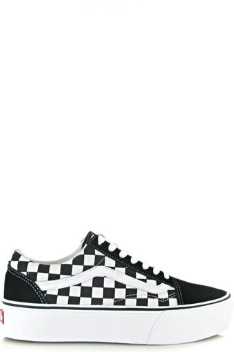 Bol.com Vans - heren sneakers old skool platform - zwart - maat 39 aanbieding