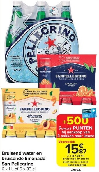 Bruisend water en bruisende limonade san pellegrino