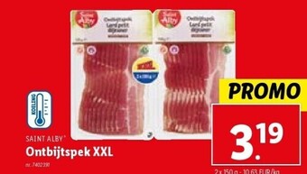 Lidl Ontbijtspek xxl aanbieding