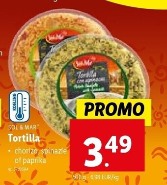Lidl Tortilla aanbieding