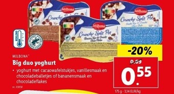 Lidl Big duo yoghurt aanbieding