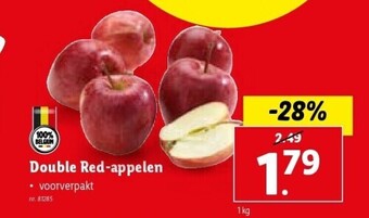 Double red-appelen