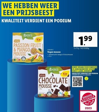 Vegan mousse