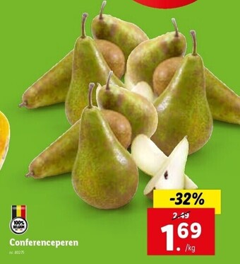 Lidl Conferenceperen aanbieding
