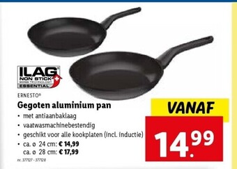 Lidl Gegoten aluminium pan aanbieding