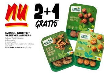 Jumbo Garden gourmet vleesvervangers aanbieding