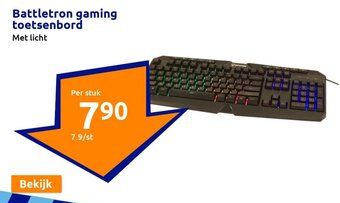 Action Battletron gaming toetsenbord aanbieding